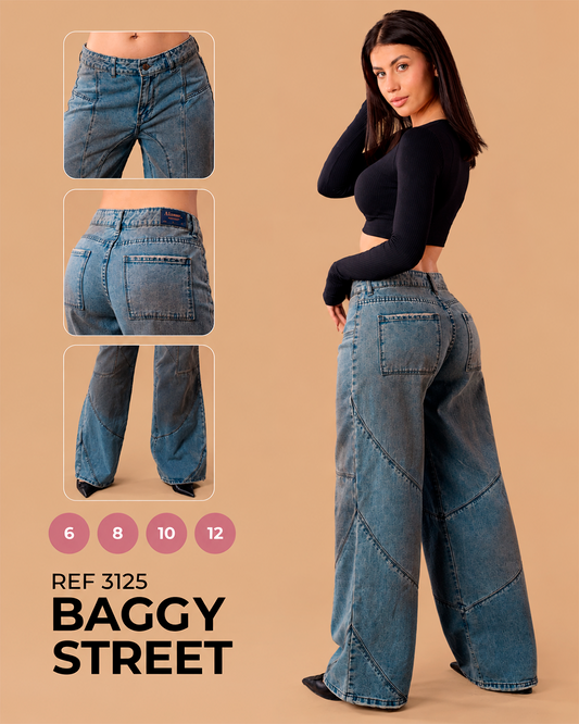 Baggy Tiro Bajo Lavado Vintage Ref 3125